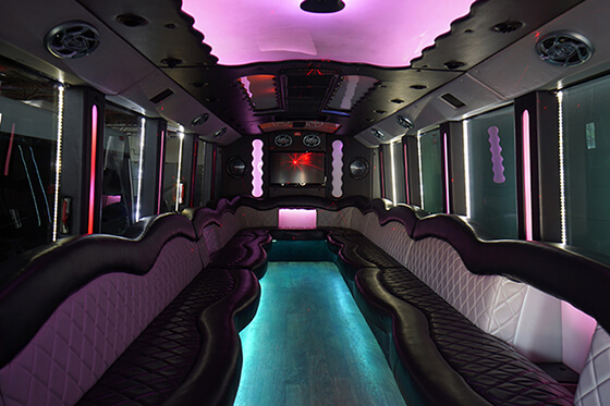 35 passenger limo bus