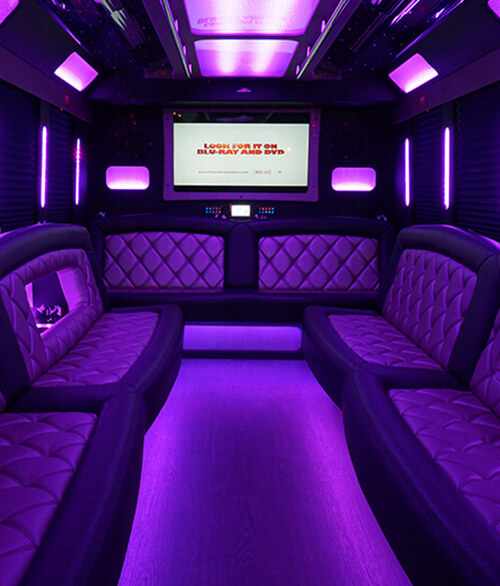 limo bus interior