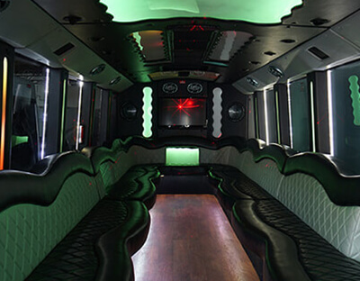 party bus interior